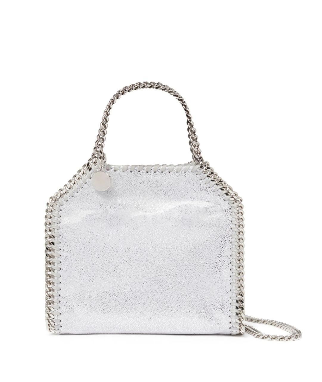 STELLA MCCARTNEY Серебряная синтетическая сумка через плечо, фото 1