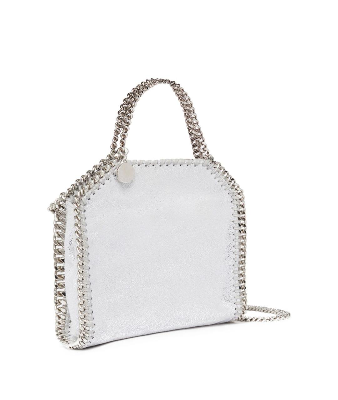 STELLA MCCARTNEY Серебряная синтетическая сумка через плечо, фото 2