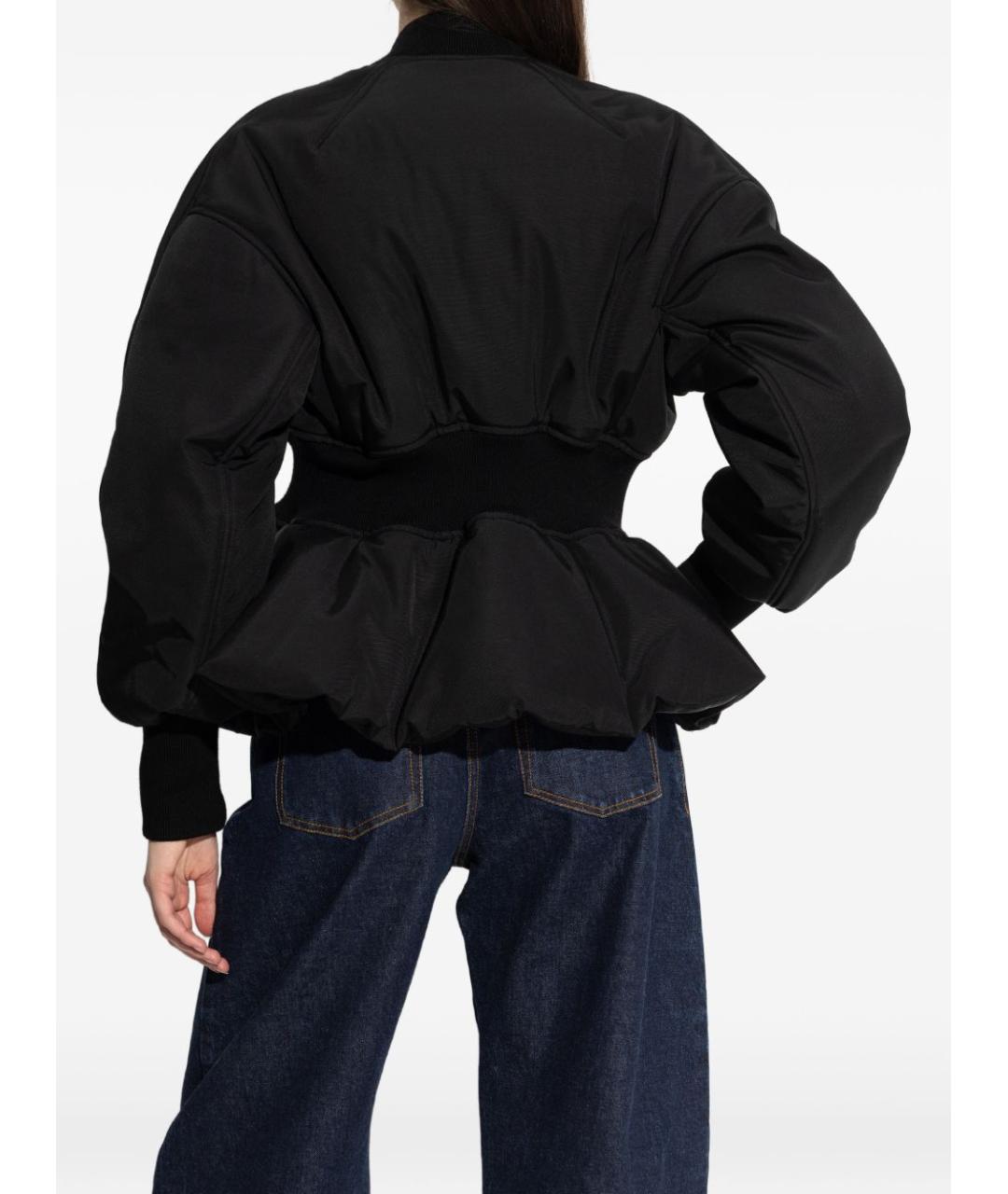 ALAIA Черный хлопковый пуховик, фото 4