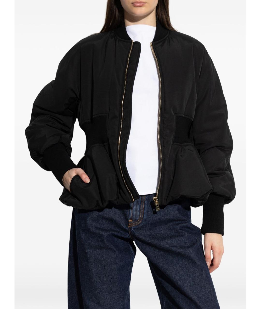 ALAIA Черный хлопковый пуховик, фото 2