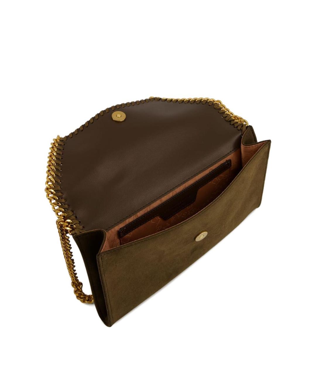 STELLA MCCARTNEY Коричневая синтетическая сумка через плечо, фото 2