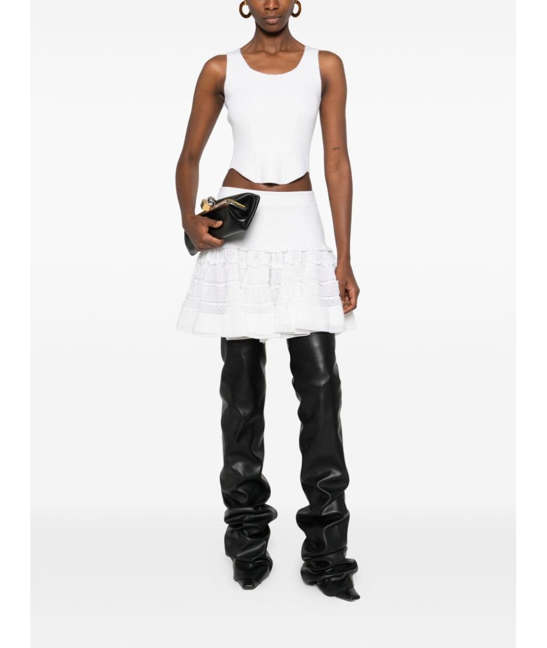 ALAIA Белая шерстяная майка, фото 3