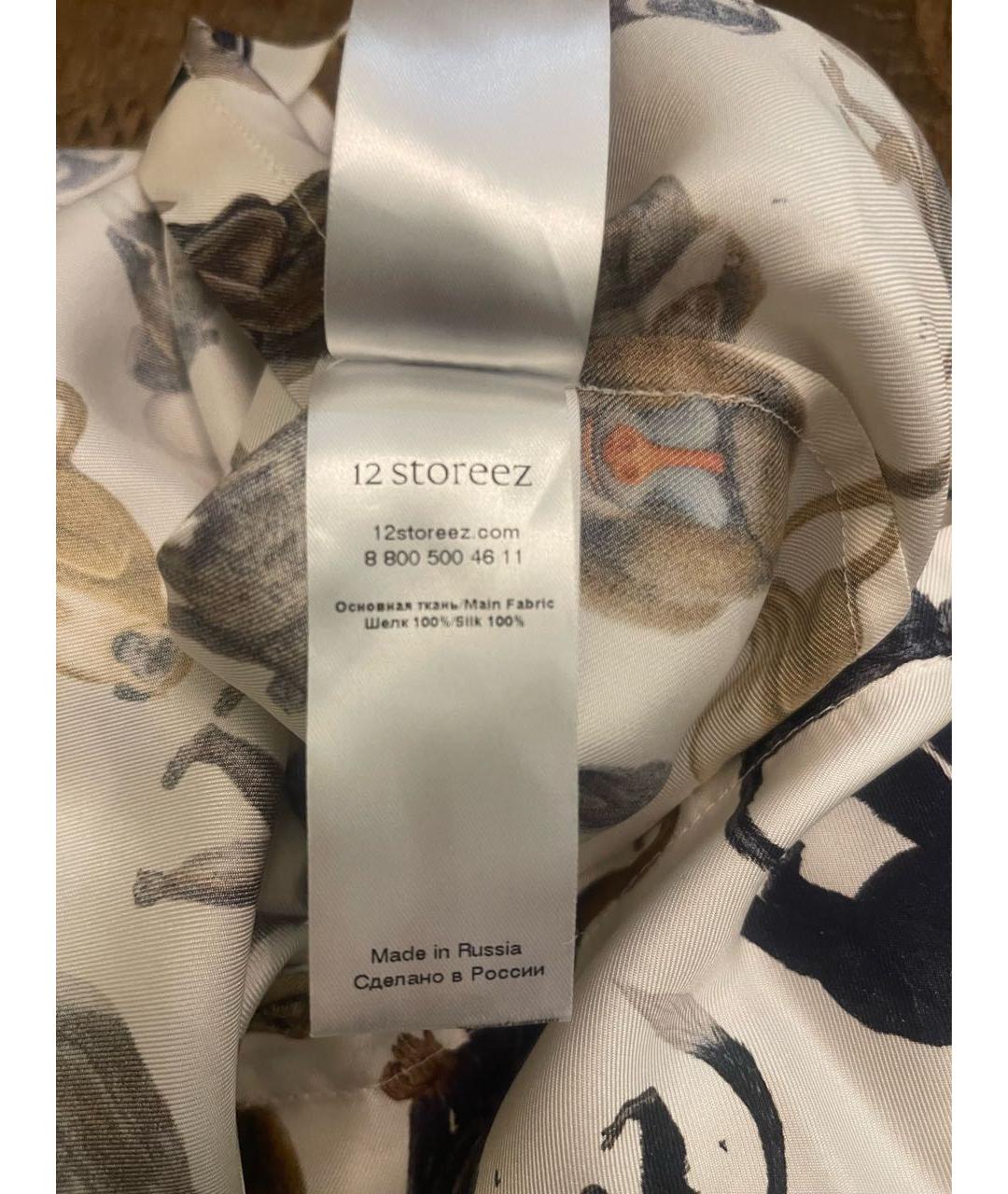 12 STOREEZ Мульти шелковая рубашка, фото 5