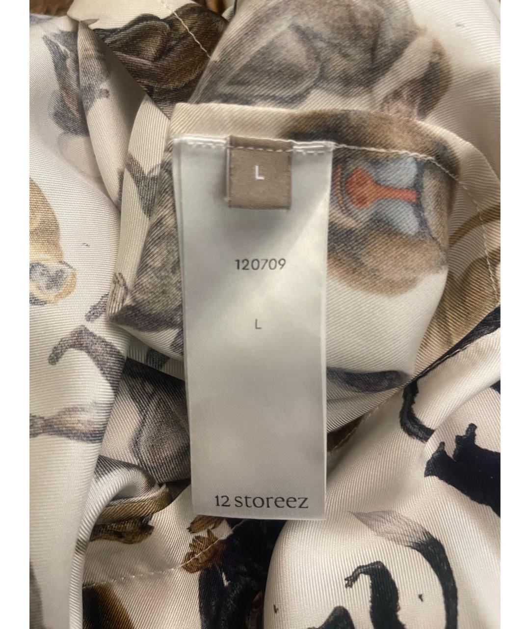 12 STOREEZ Мульти шелковая рубашка, фото 4