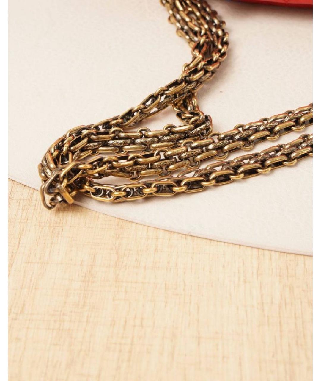 CHANEL Красная кожаная сумка через плечо, фото 7