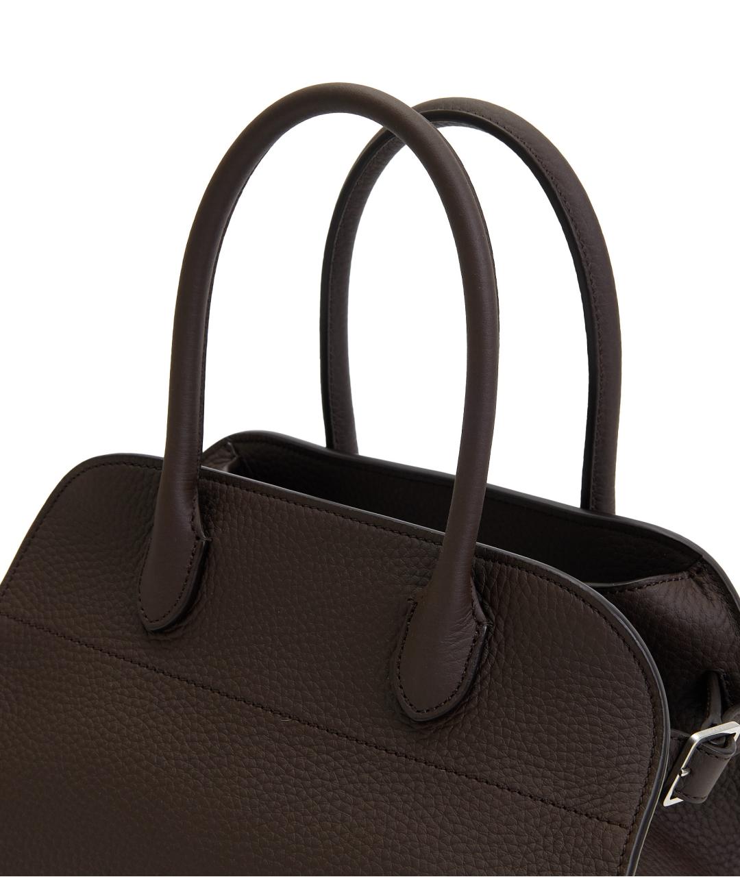 THE ROW Коричневая кожаная сумка через плечо, фото 3