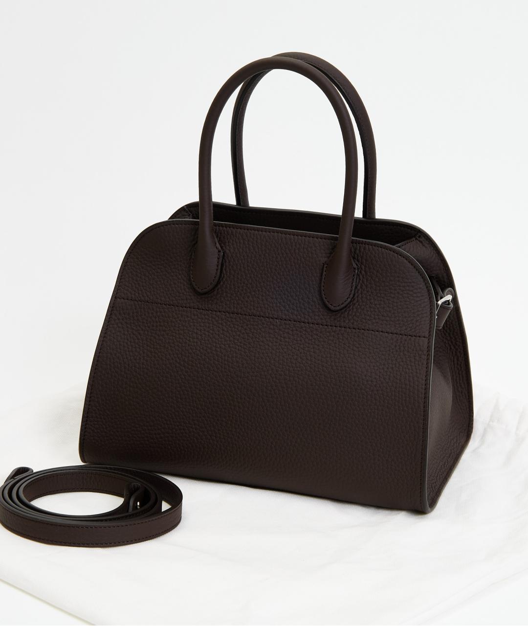 THE ROW Коричневая кожаная сумка через плечо, фото 6