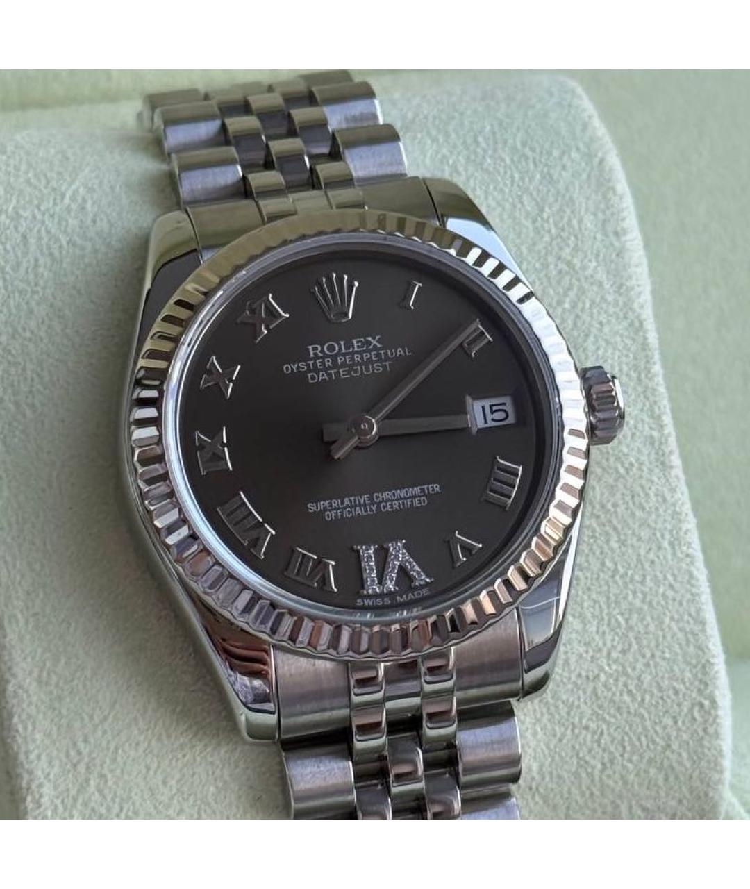 ROLEX Серебряные часы, фото 9