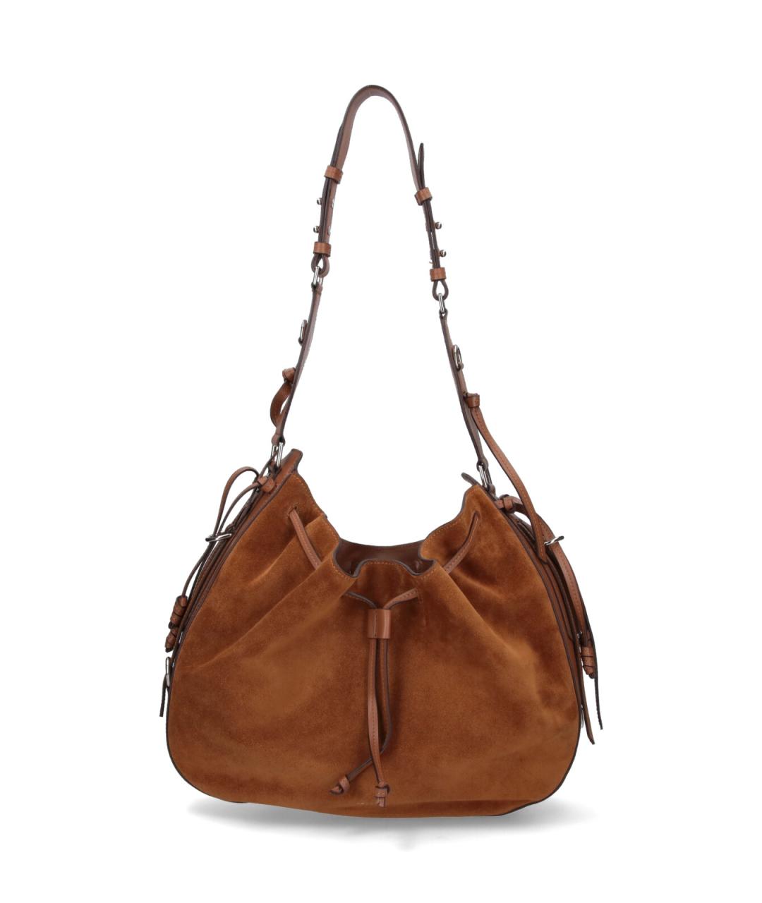 ISABEL MARANT Коричневая кожаная сумка через плечо, фото 1