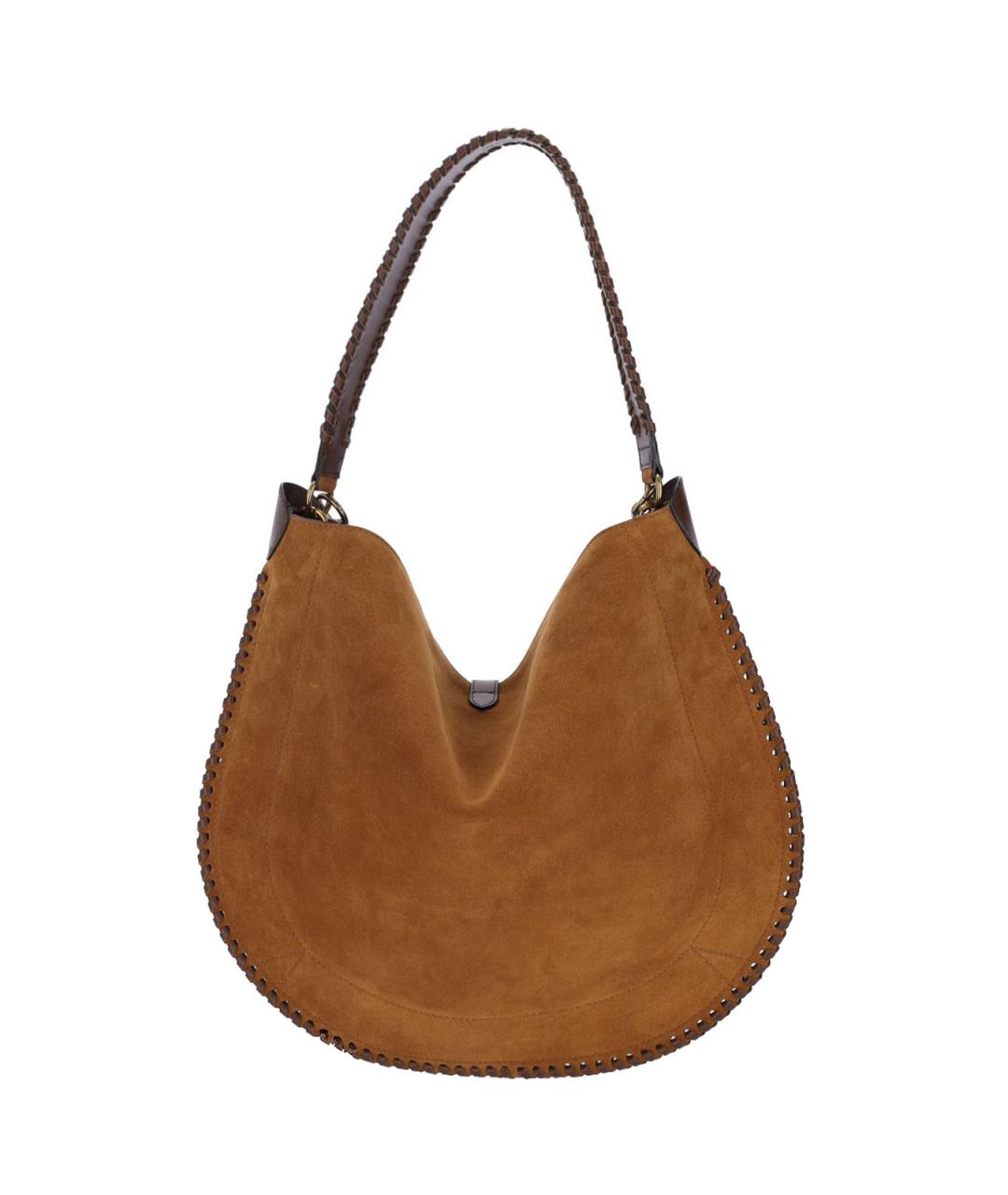 ISABEL MARANT Коричневая замшевая сумка через плечо, фото 3