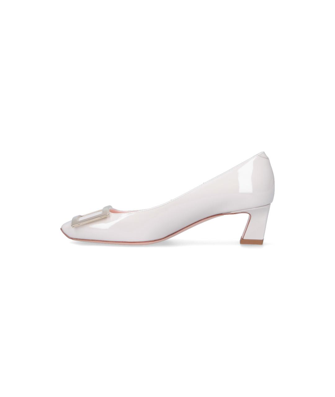 ROGER VIVIER Белые кожаные туфли, фото 3