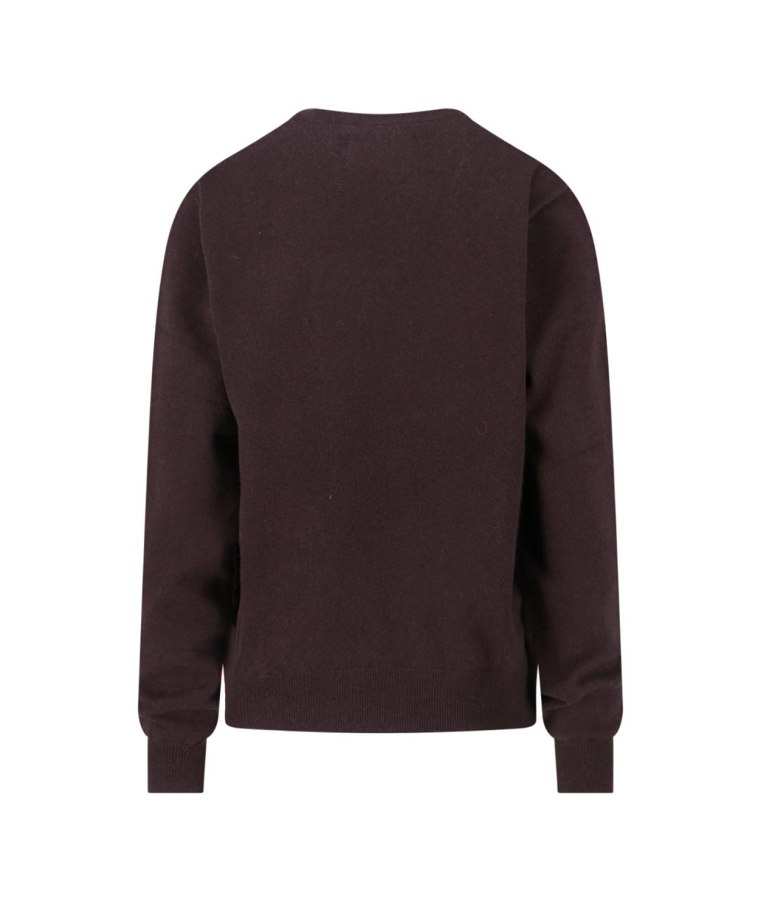 EXTREME CASHMERE Коричневый кашемировый джемпер / свитер, фото 2