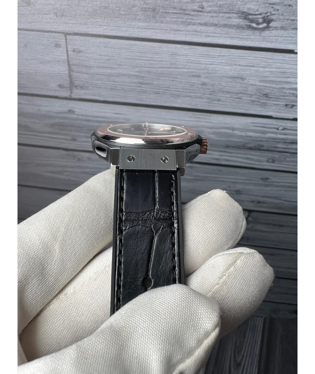 HUBLOT Черные часы из розового золота, фото 6