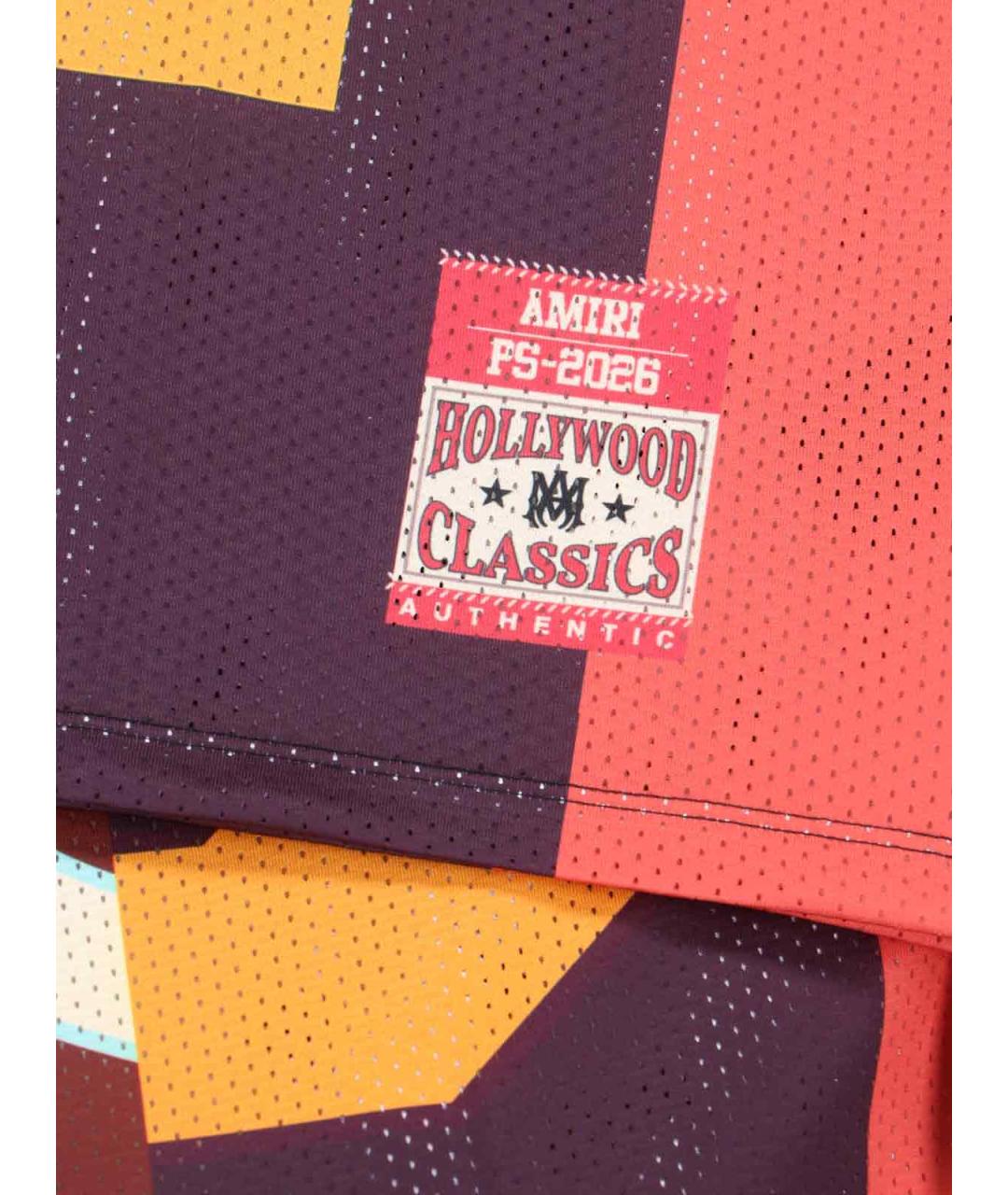 AMIRI Мульти хлопко-полиэстеровая футболка, фото 3