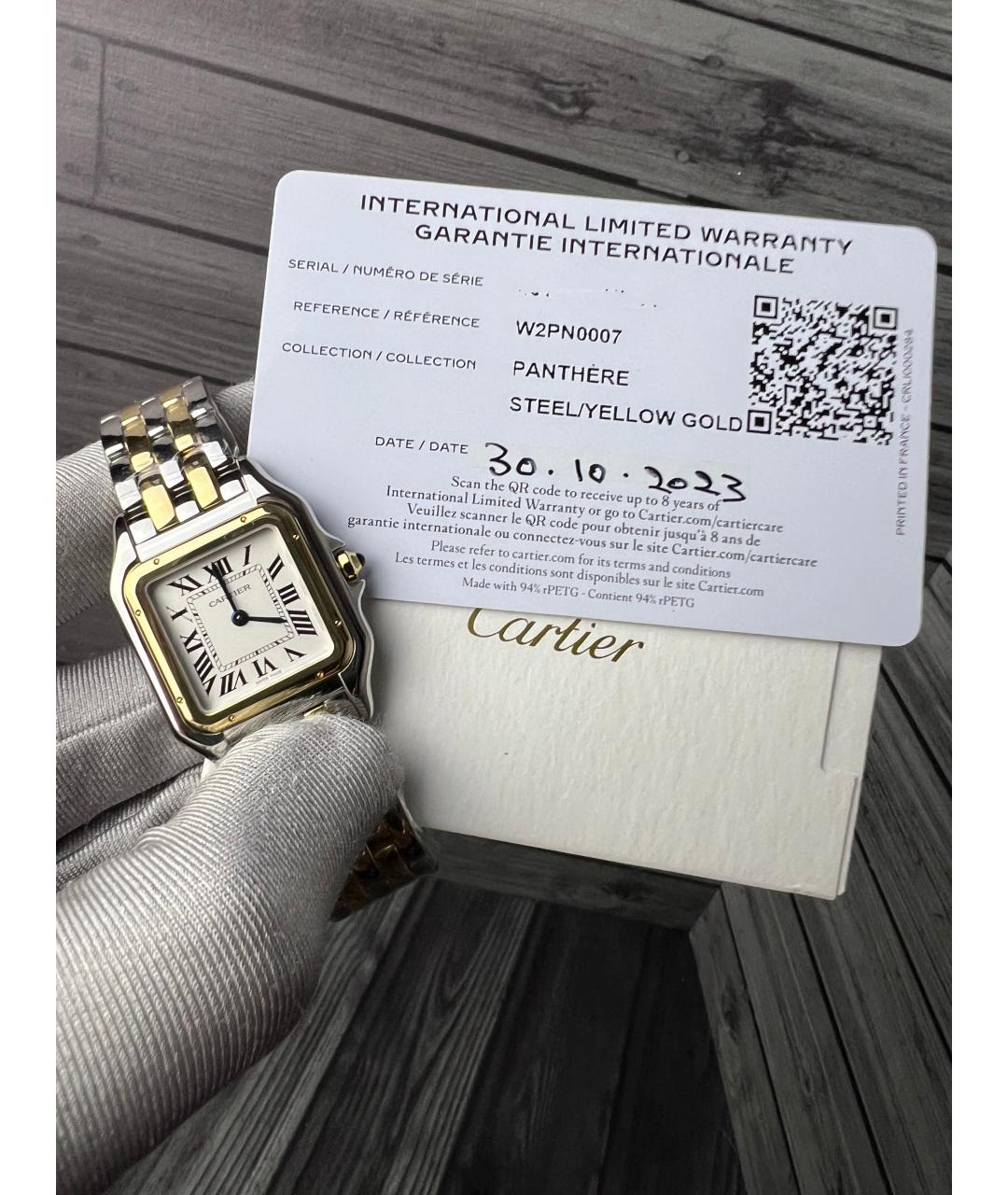 CARTIER Золотые часы из желтого золота, фото 2