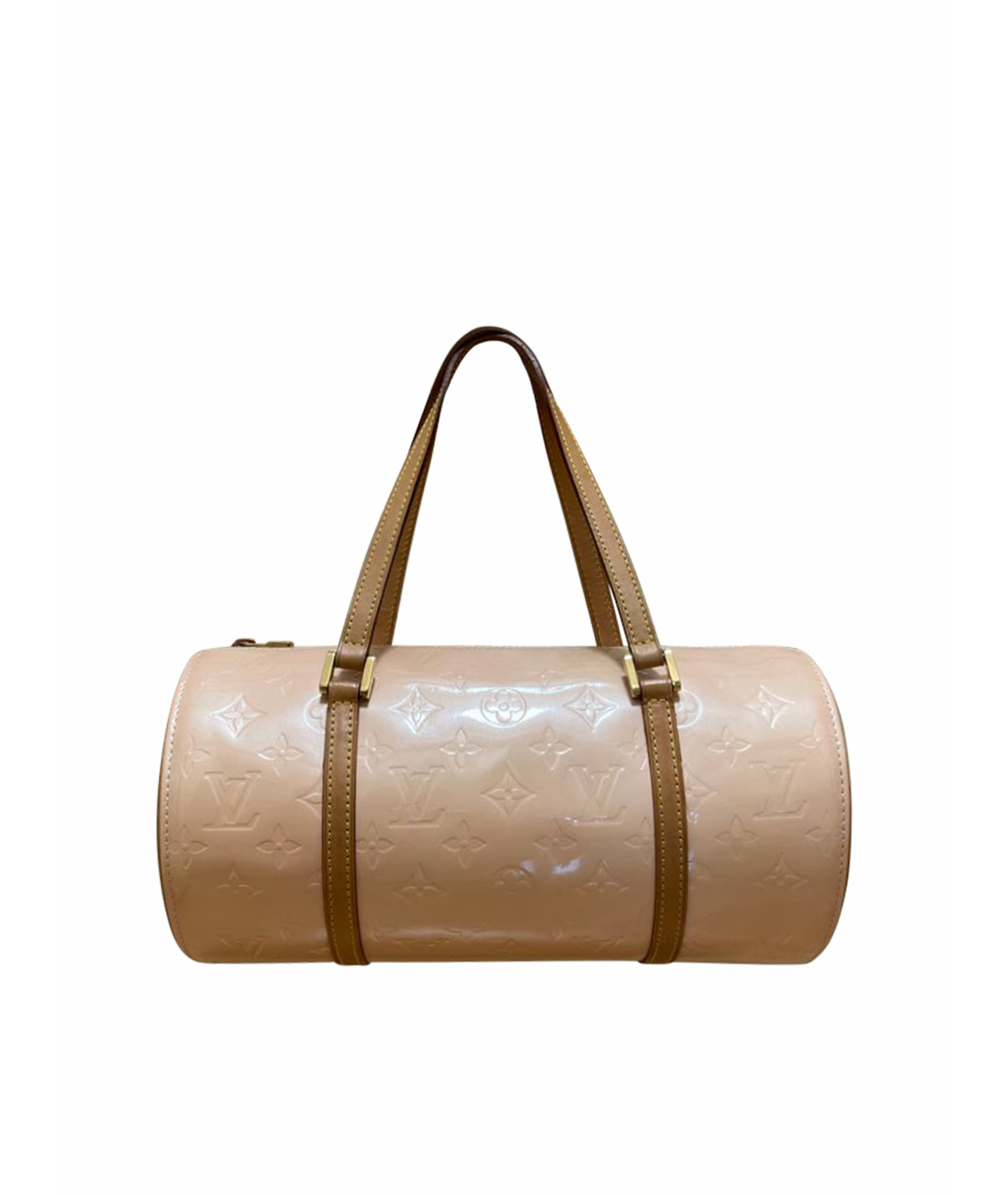 LOUIS VUITTON Бежевая сумка тоут из лакированной кожи, фото 1