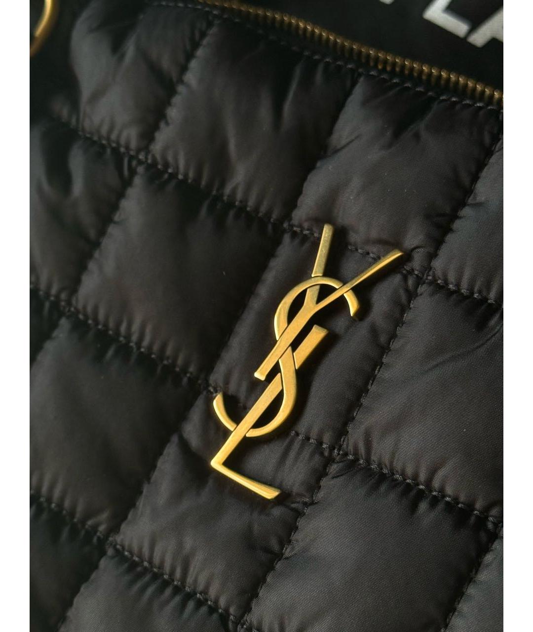 SAINT LAURENT Черная синтетическая дорожная/спортивная сумка, фото 6