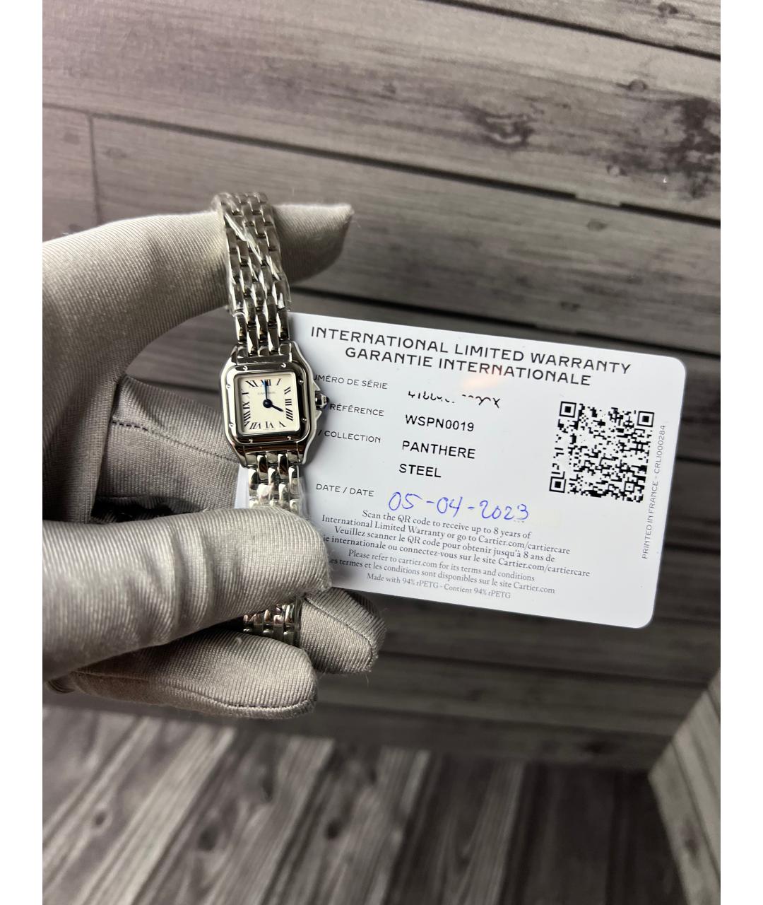 CARTIER Серебряные часы, фото 2