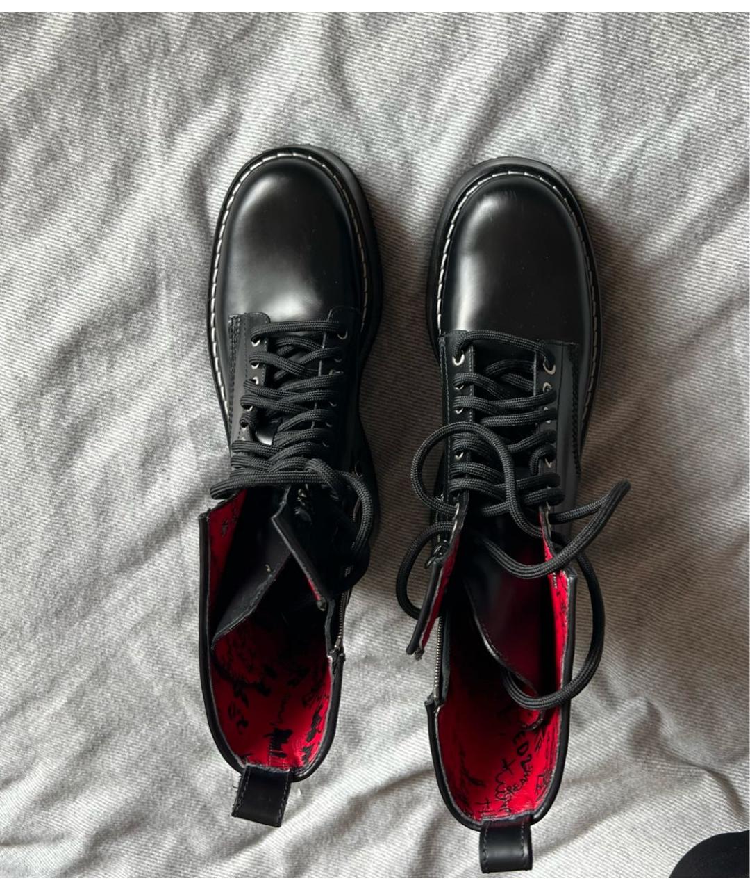 DSQUARED2 Черные кожаные ботинки, фото 3