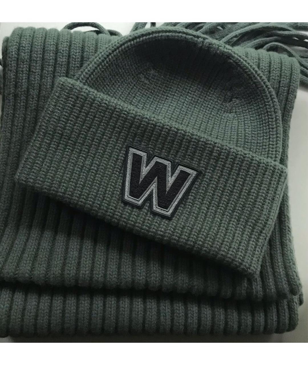 WEEKEND MAX MARA Зеленая шерстяная шапка, фото 3