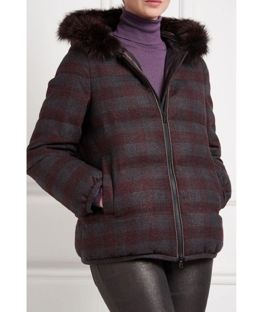 BRUNELLO CUCINELLI Мульти шерстяной пуховик, фото 5