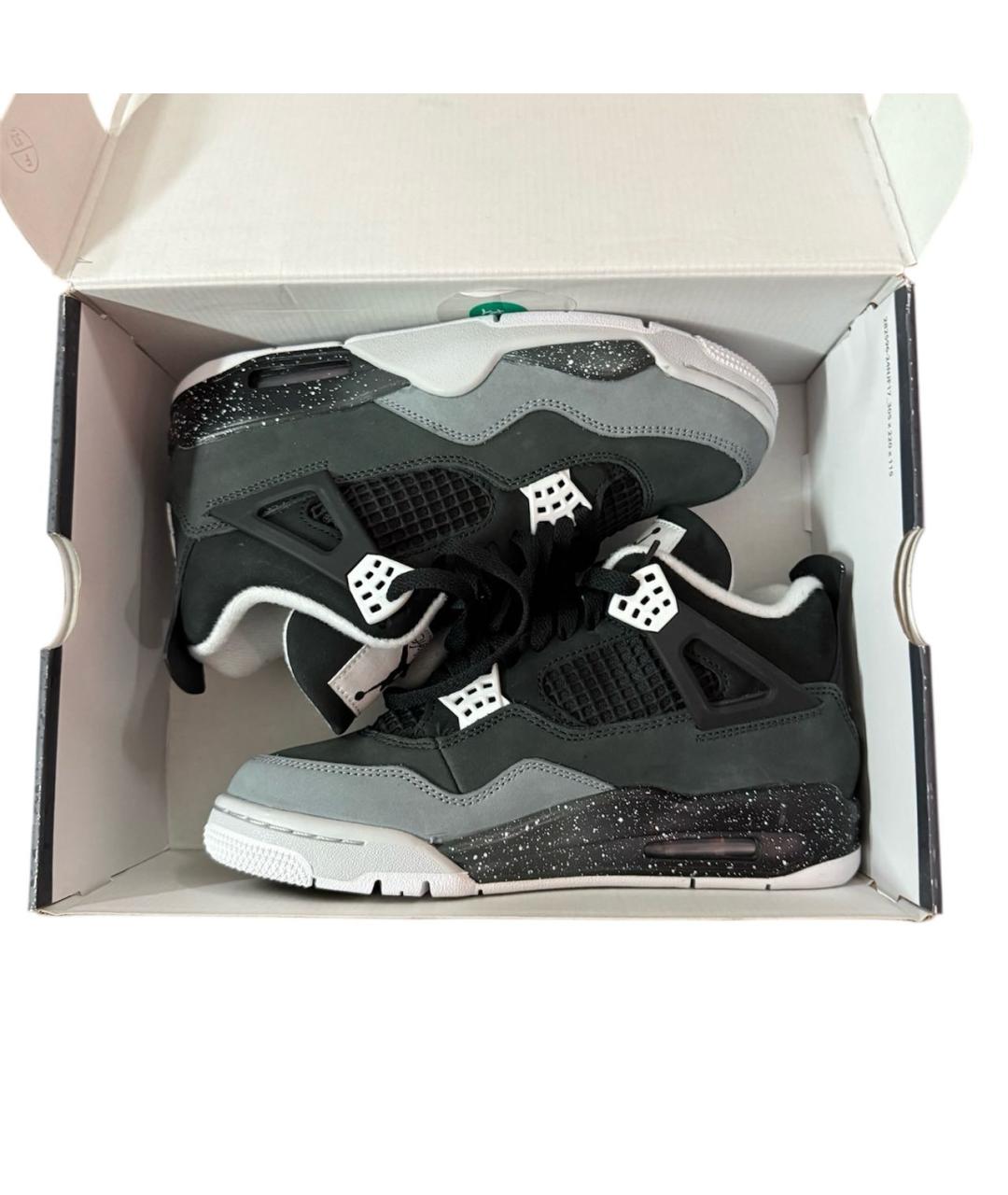 JORDAN Черные текстильные кроссовки, фото 4