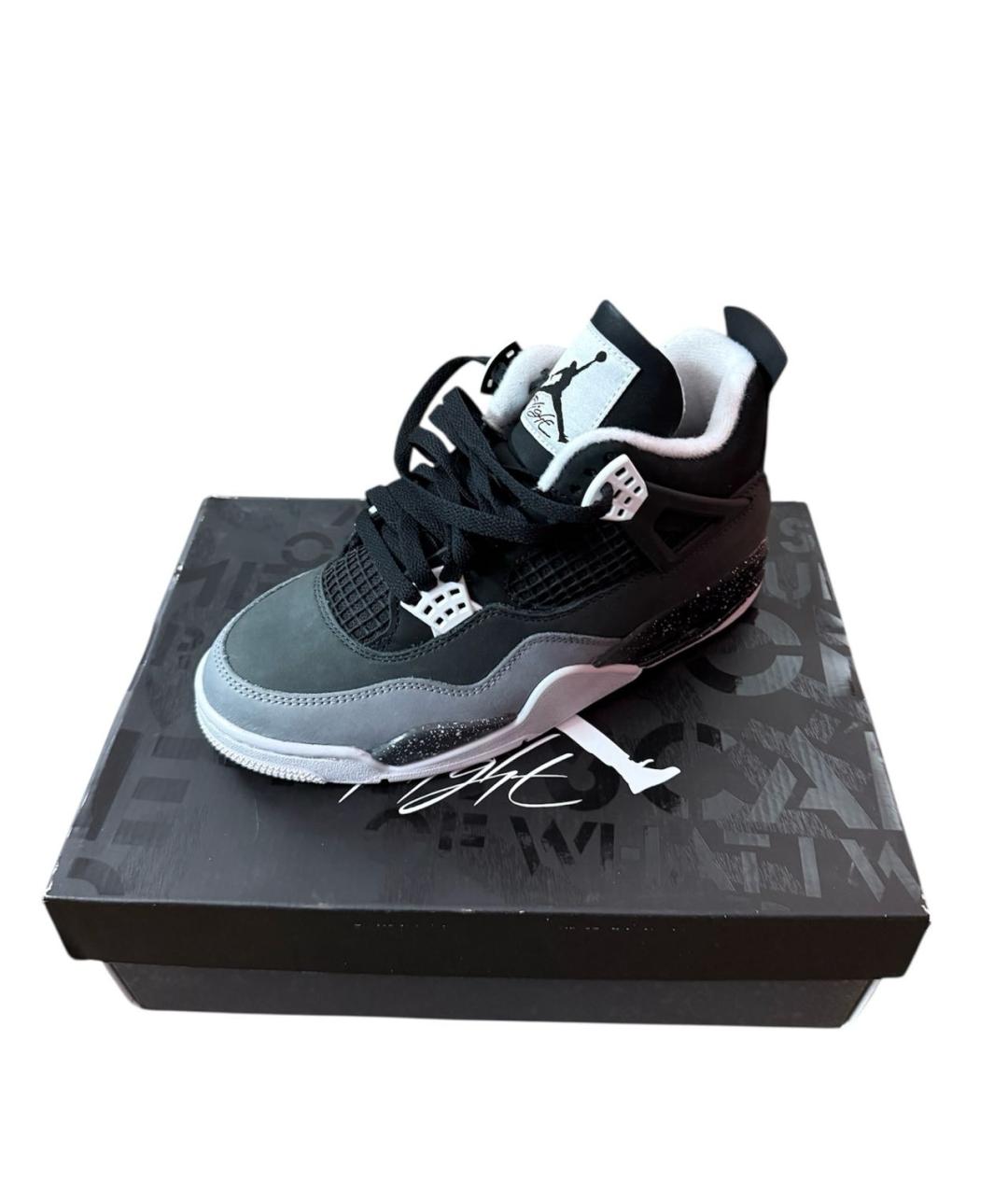 JORDAN Черные текстильные кроссовки, фото 2