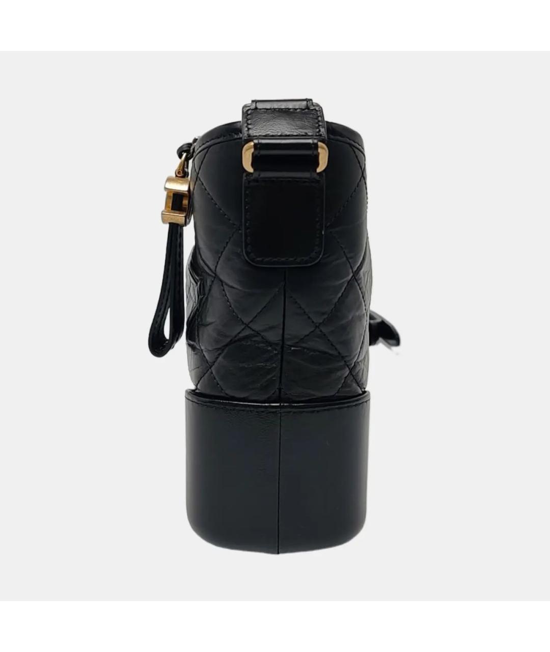 CHANEL Черная кожаная сумка через плечо, фото 2