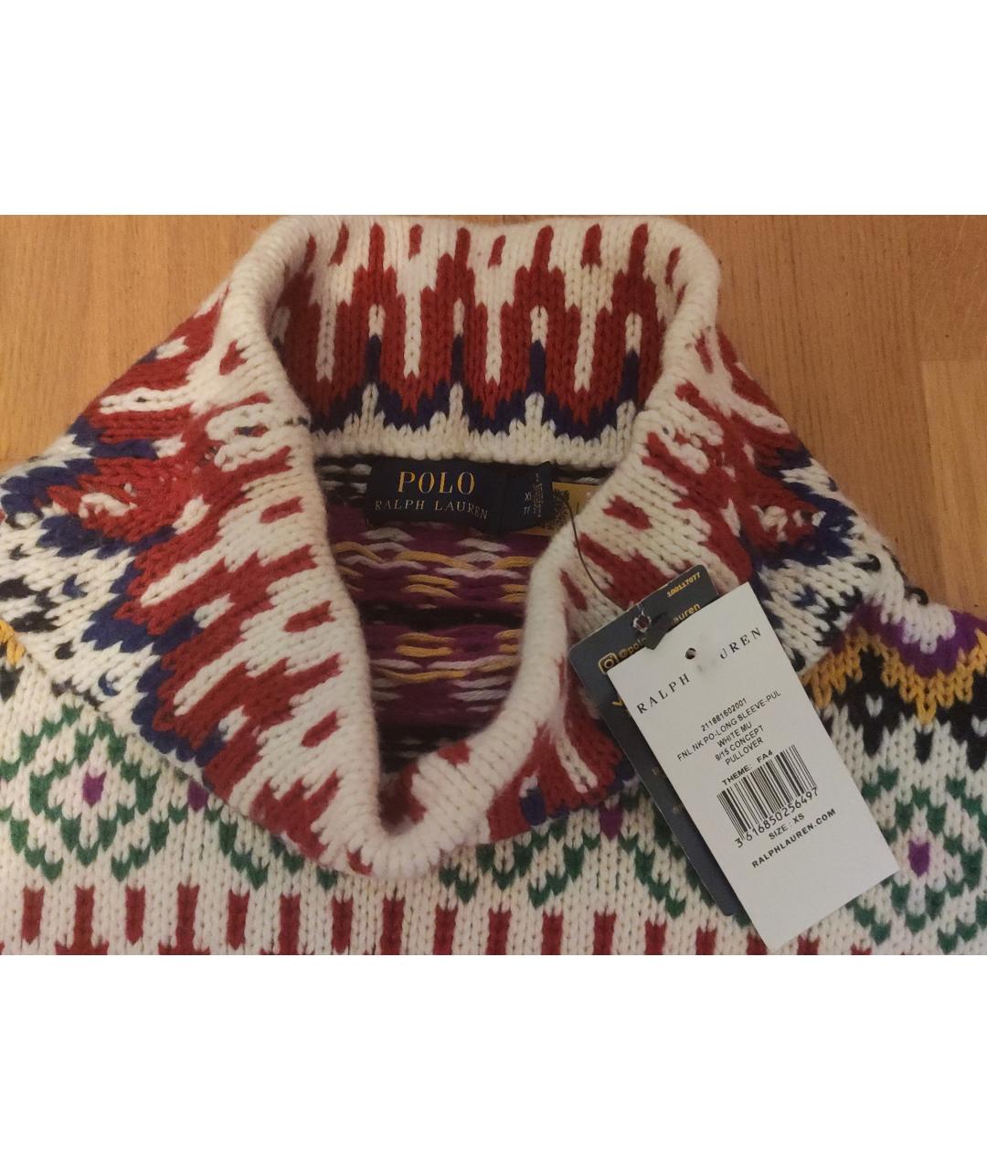 POLO RALPH LAUREN Мульти шерстяной джемпер / свитер, фото 5