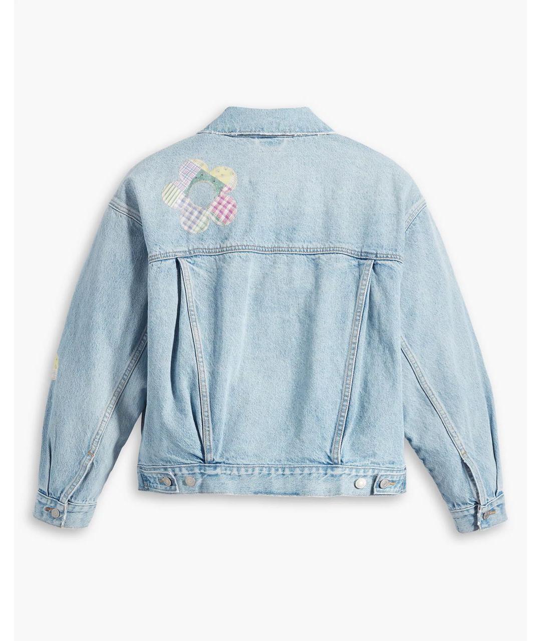LEVI'S Голубая деним куртка, фото 2