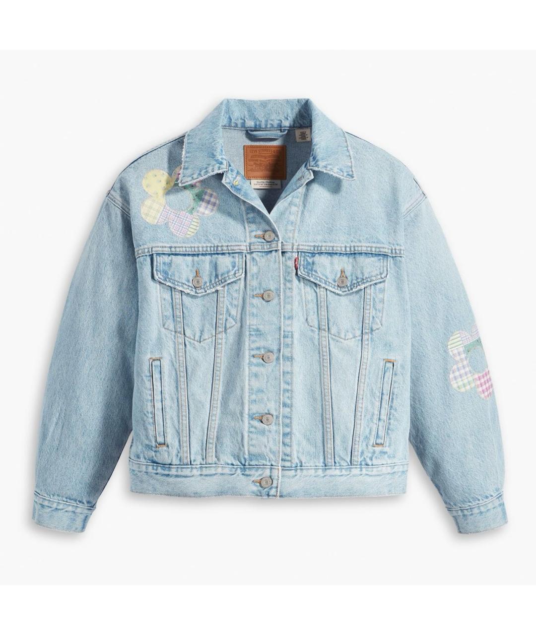 LEVI'S Голубая деним куртка, фото 5