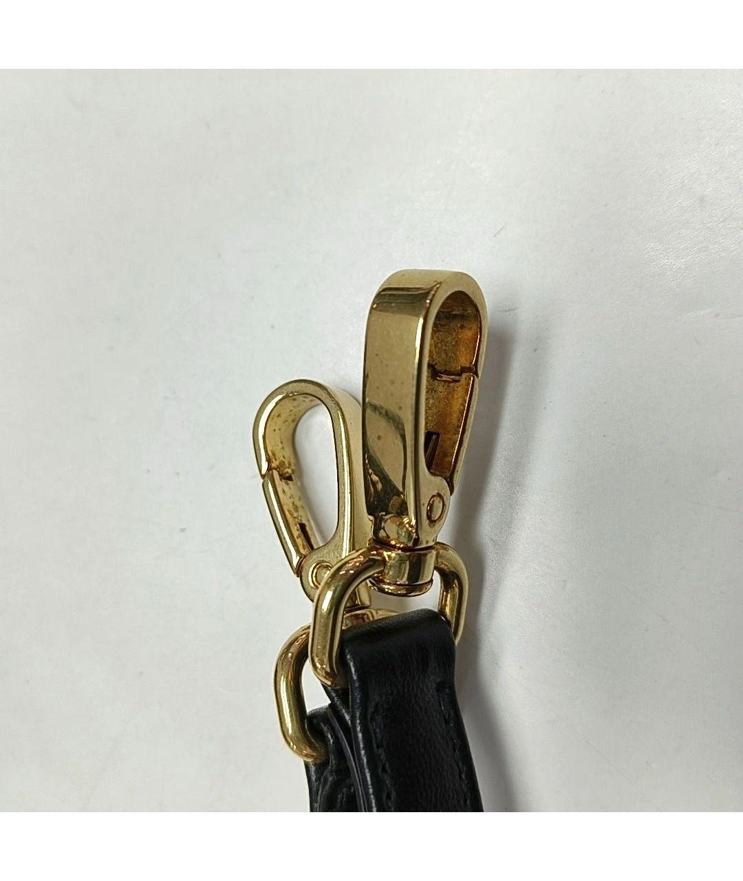 MIU MIU Черная кожаная сумка с короткими ручками, фото 8