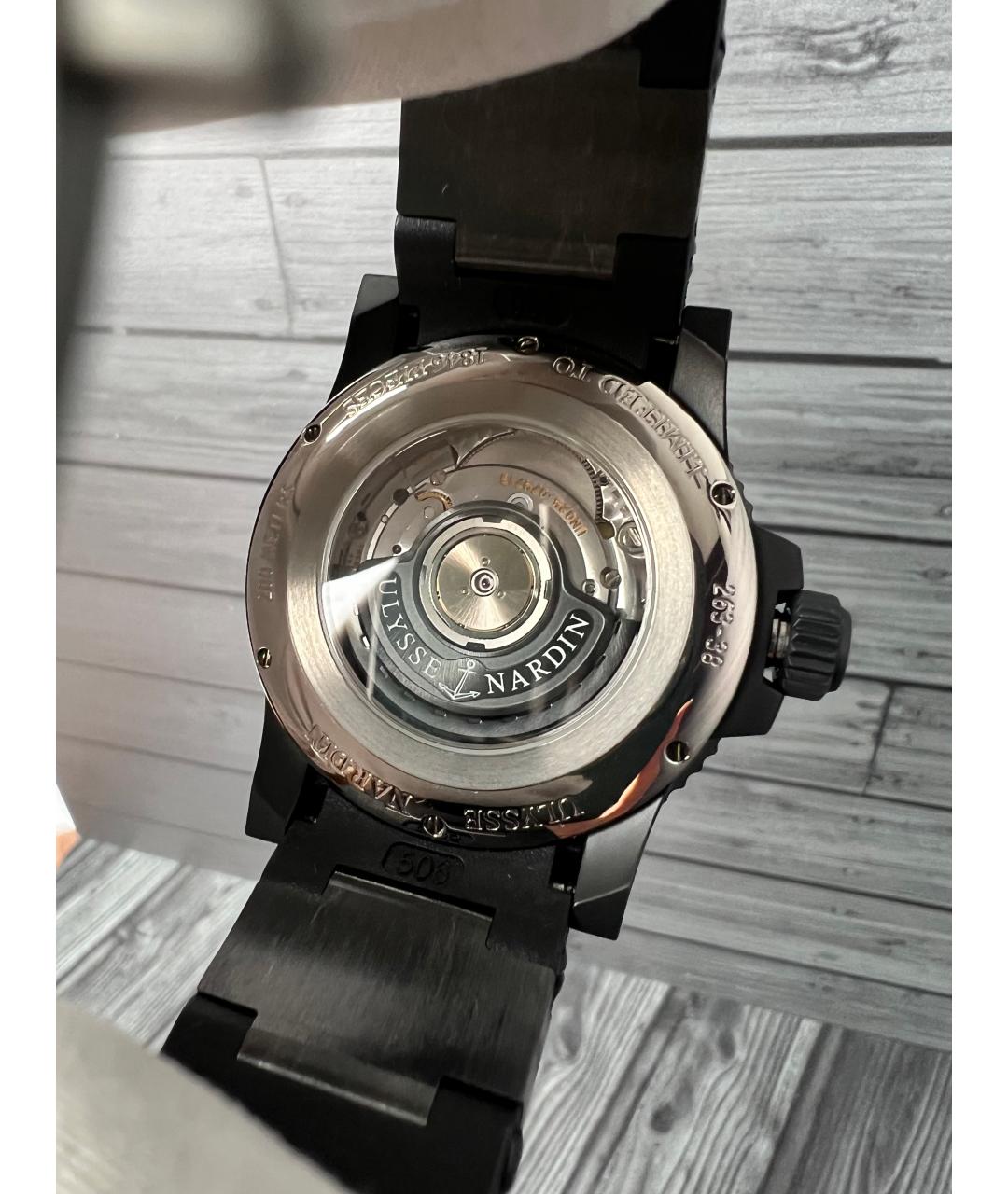 Ulysse Nardin Черные часы, фото 9