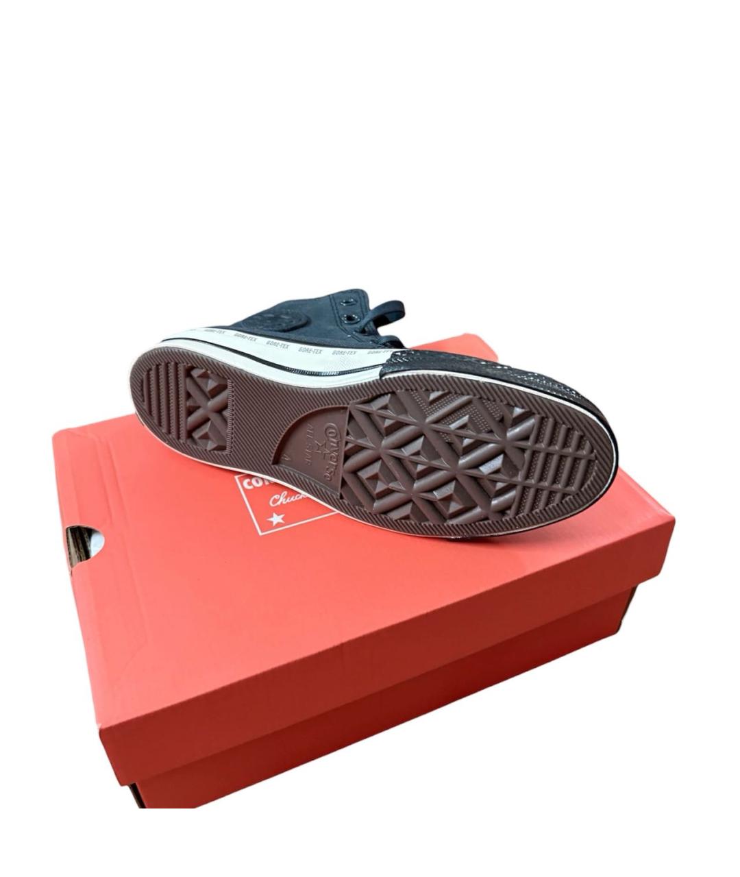 CONVERSE Антрацитовые текстильные кеды, фото 2