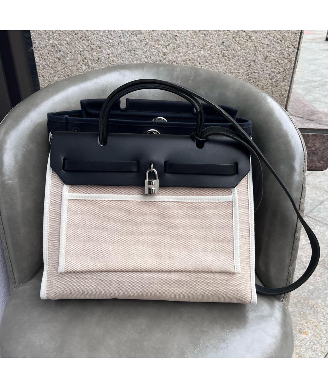 HERMES Черная кожаная сумка через плечо, фото 2