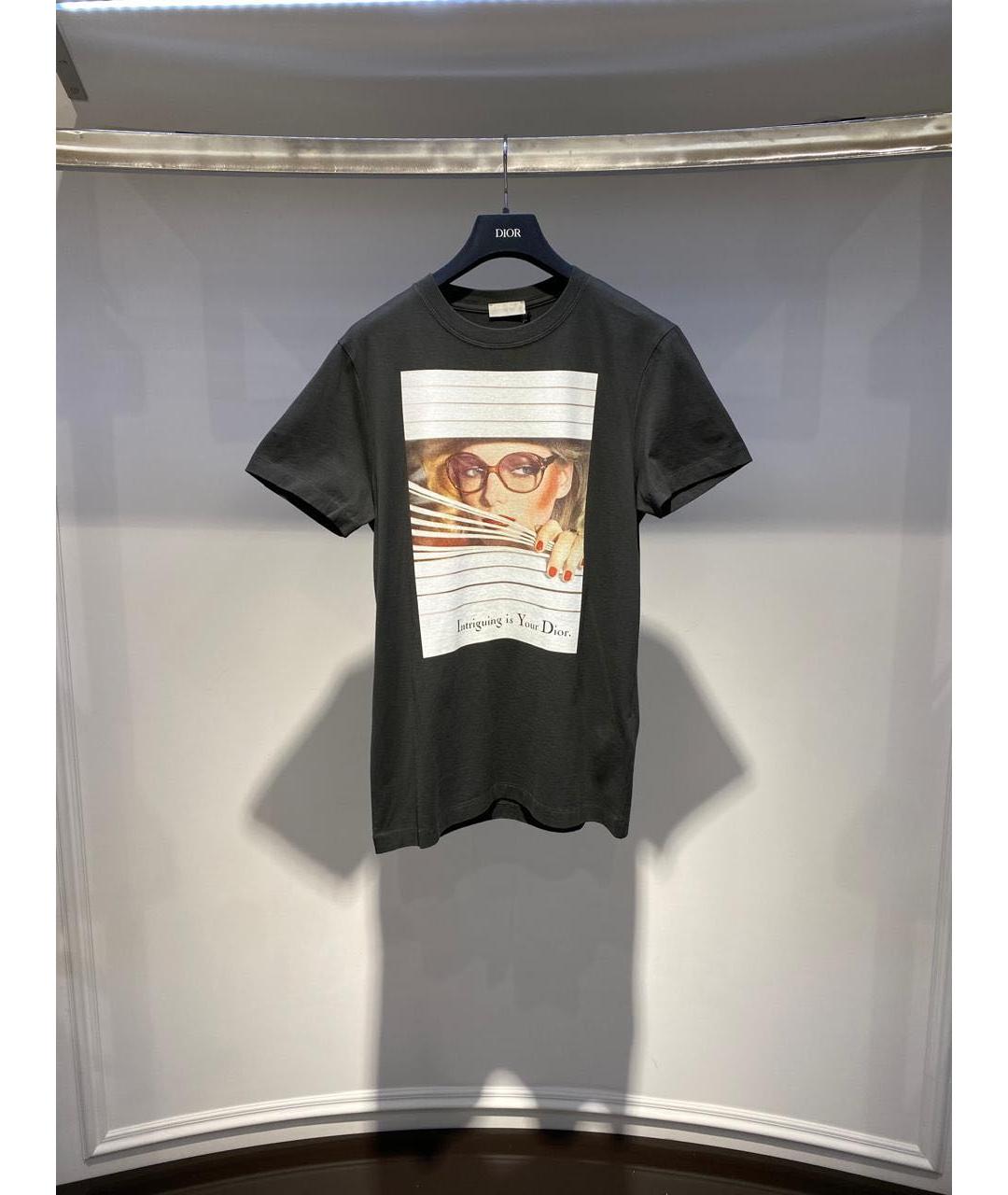 CHRISTIAN DIOR Черная футболка, фото 2