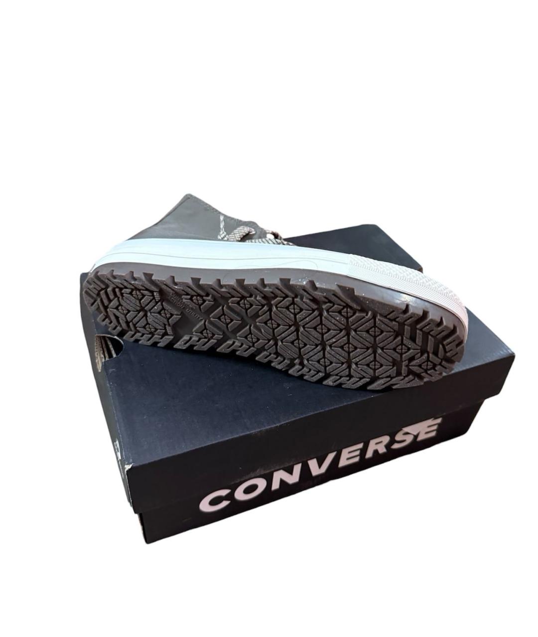 CONVERSE Серые текстильные кеды, фото 2