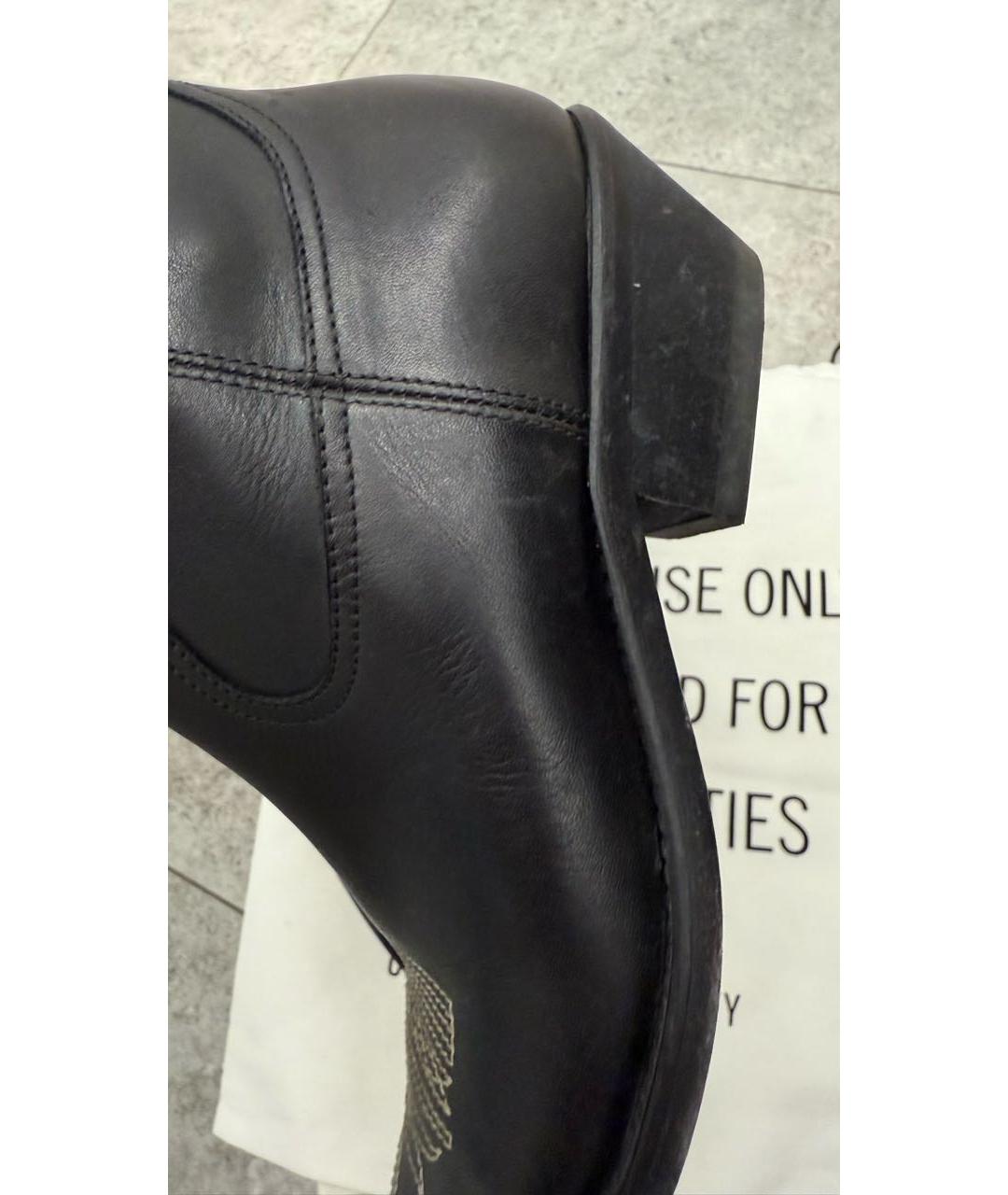 GOLDEN GOOSE DELUXE BRAND Коричневые кожаные полусапоги, фото 8