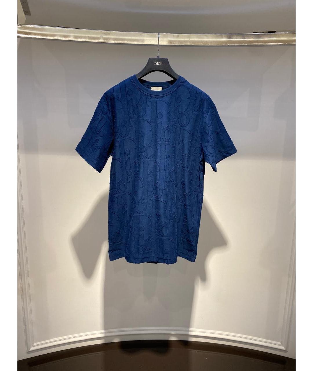 CHRISTIAN DIOR Синяя футболка, фото 3