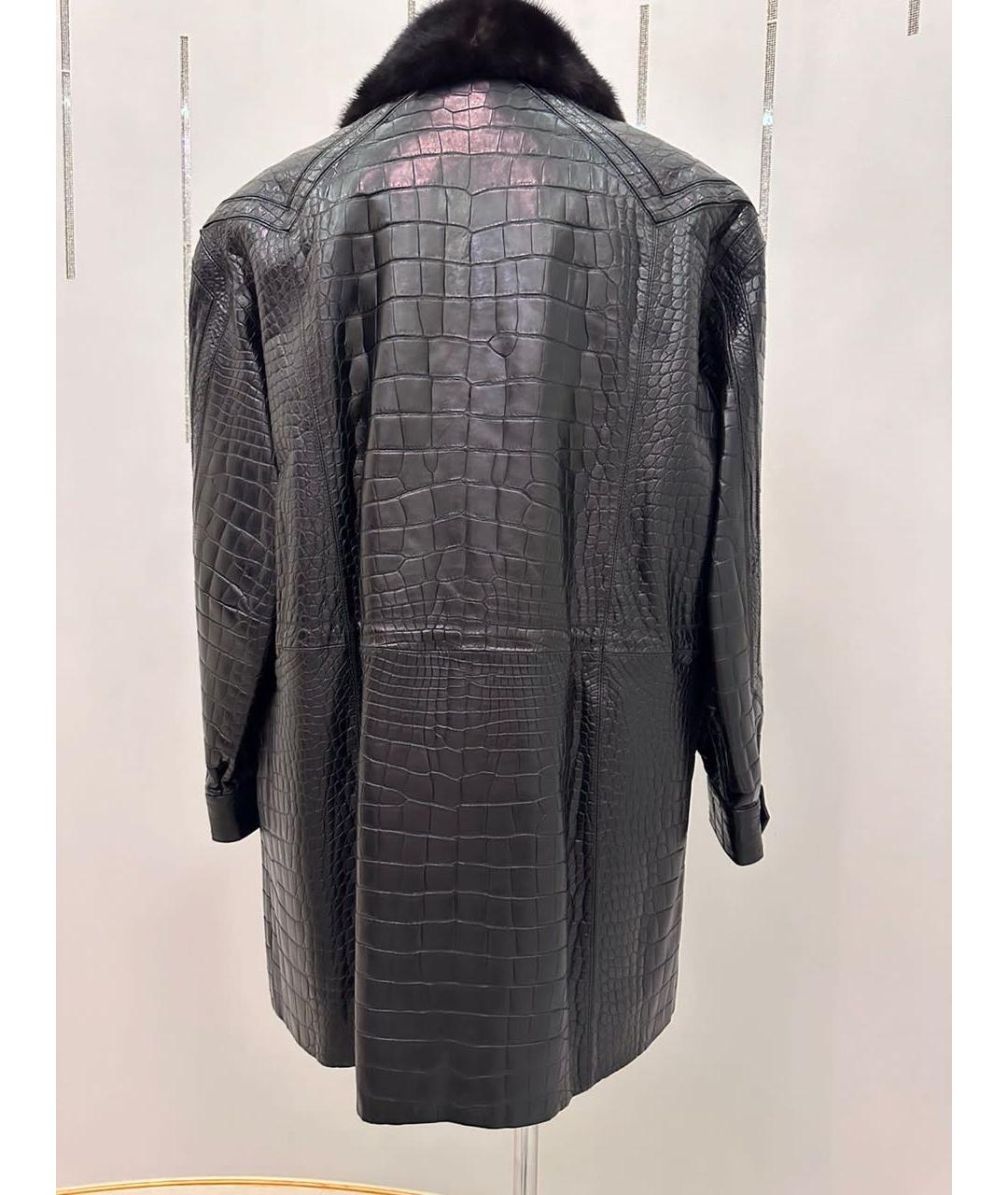 ZILLI Черная кожаная куртка, фото 2