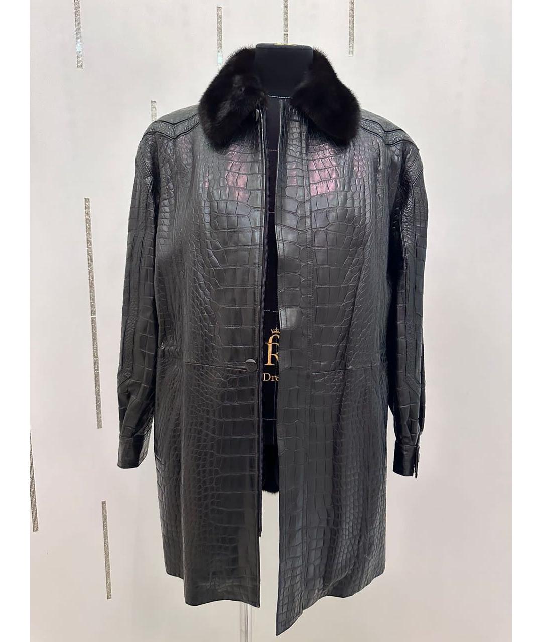 ZILLI Черная кожаная куртка, фото 5