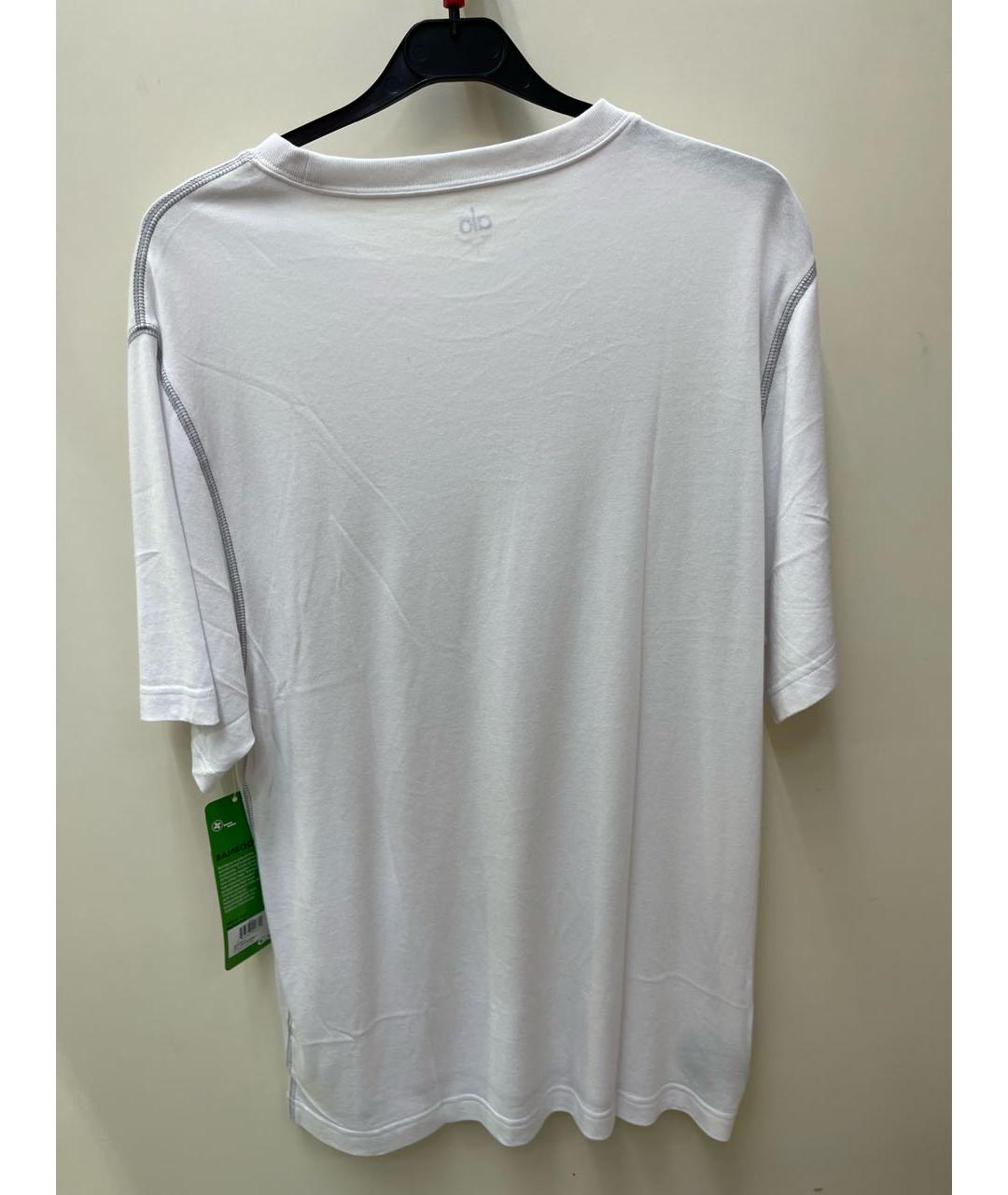 ALO YOGA Белая футболка, фото 2