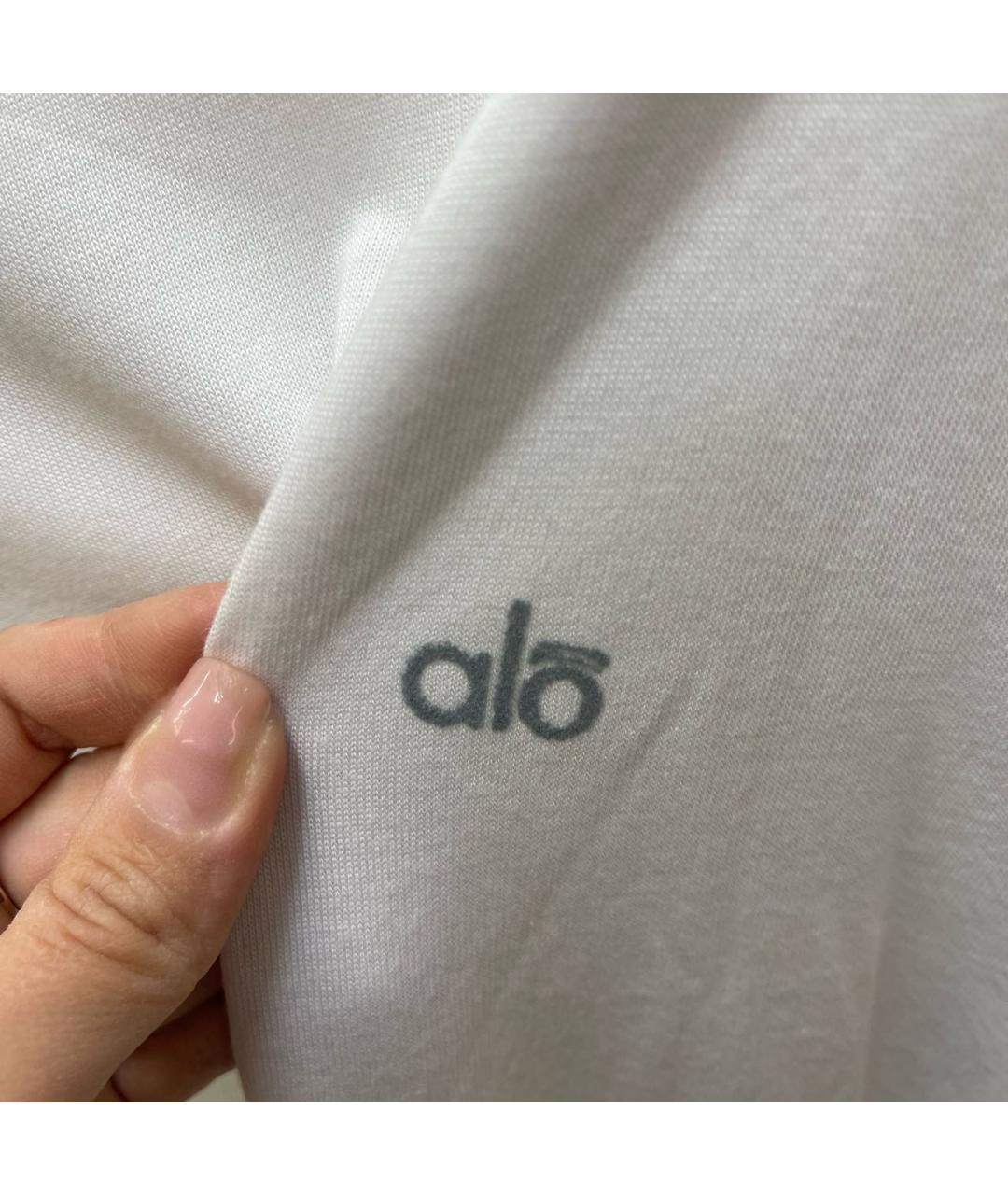 ALO YOGA Белая футболка, фото 5