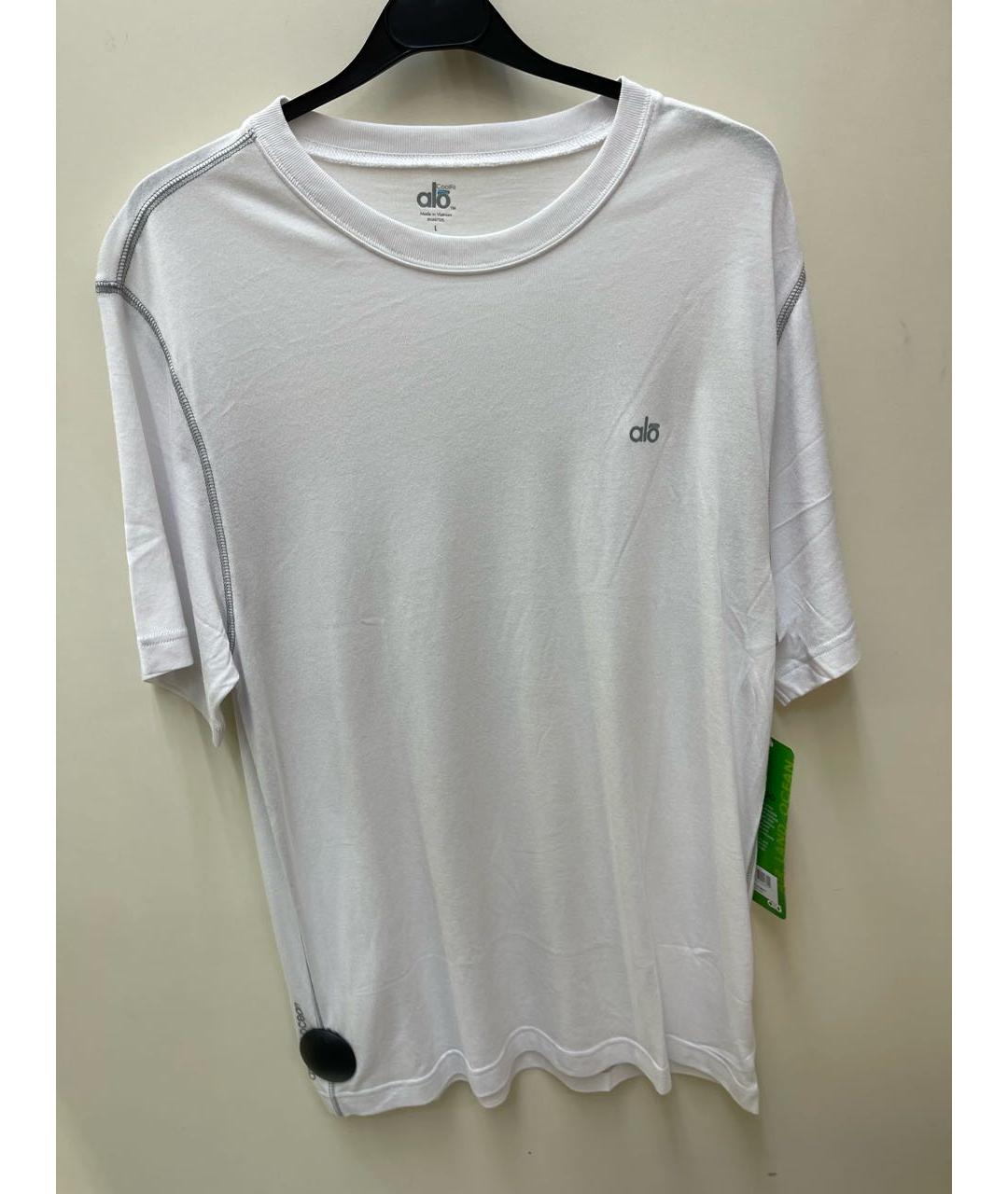 ALO YOGA Белая футболка, фото 6