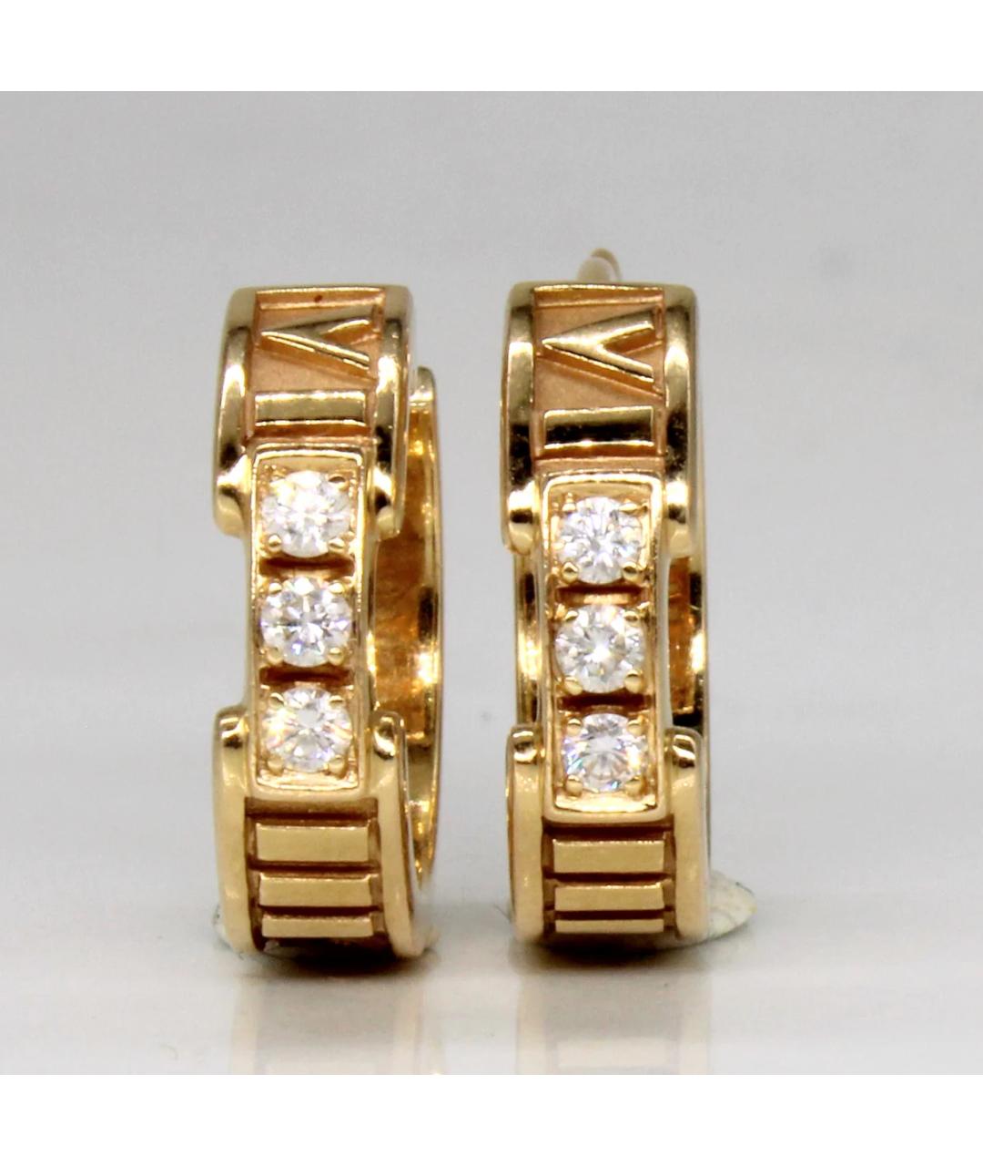 TIFFANY&CO Золотые серьги из розового золота, фото 2