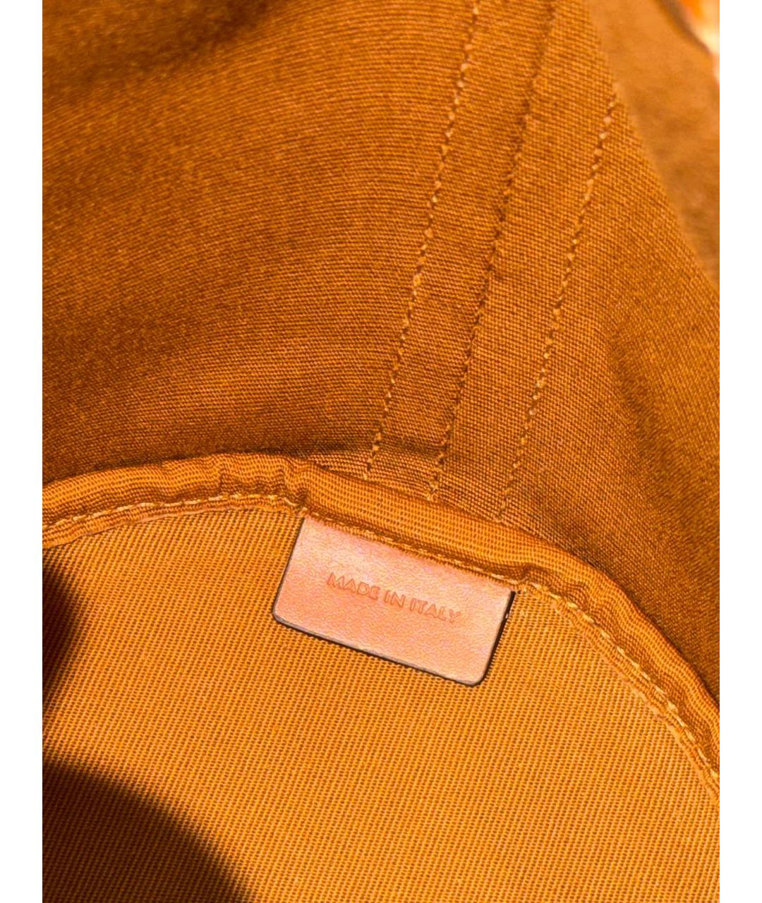 CELINE Коричневая кожаная сумка через плечо, фото 7