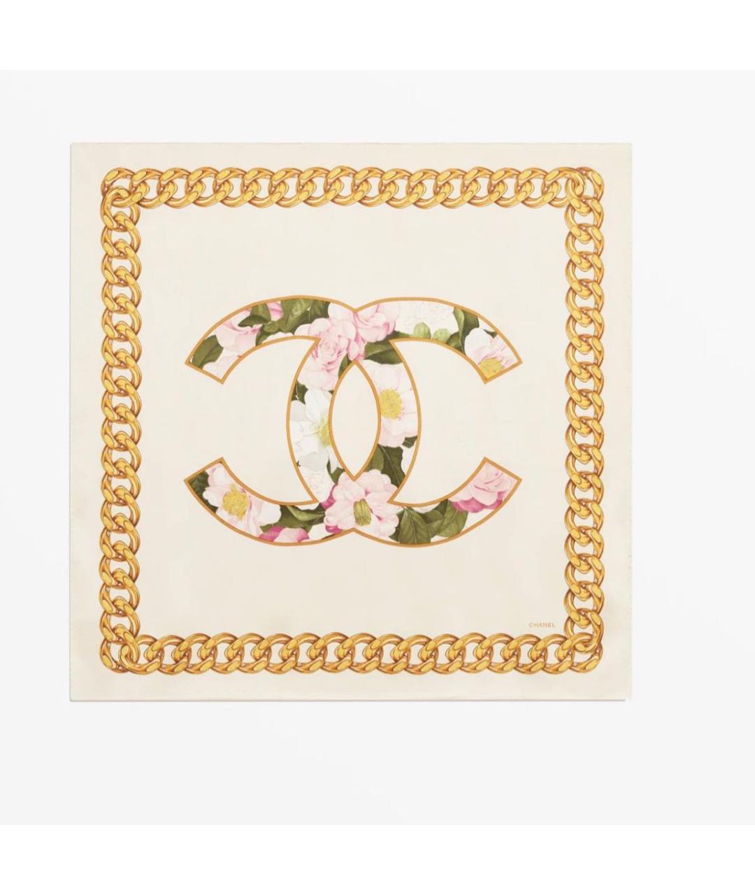 CHANEL Мульти шелковый платок, фото 6