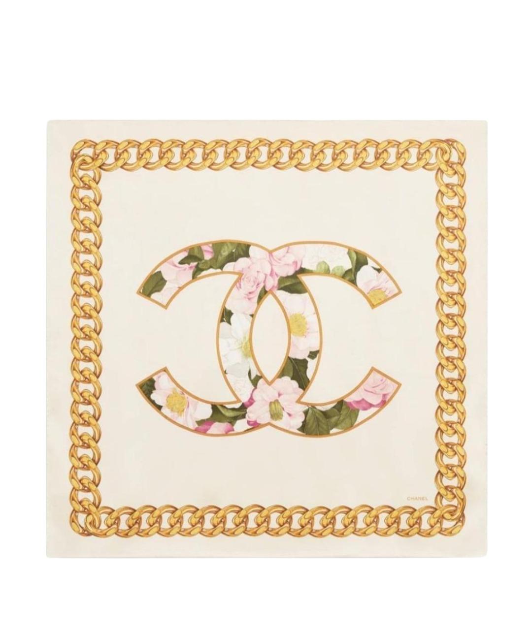 CHANEL Мульти шелковый платок, фото 1