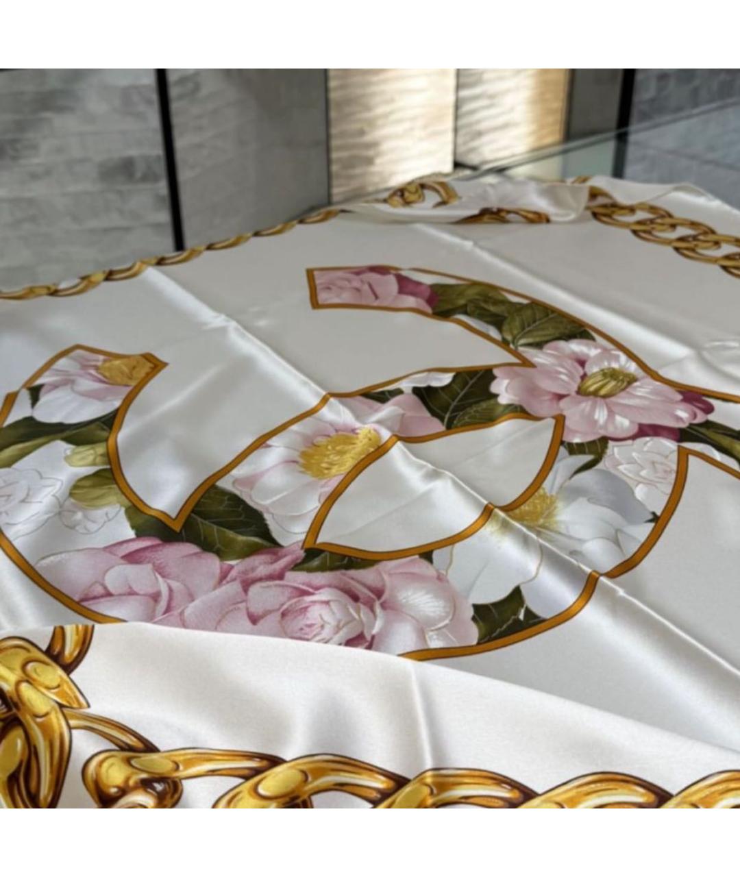 CHANEL Мульти шелковый платок, фото 5