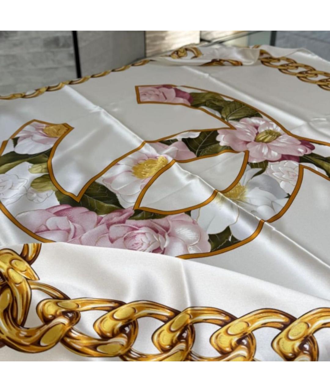 CHANEL Мульти шелковый платок, фото 3